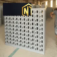 Tủ điện thoại 100 ngăn 10 khoang cánh kính